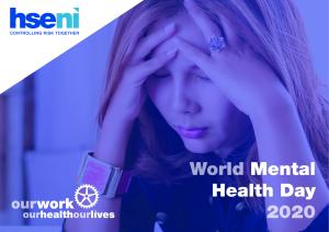 World Mental Health Day 2020 World Mental Health Day 2020
