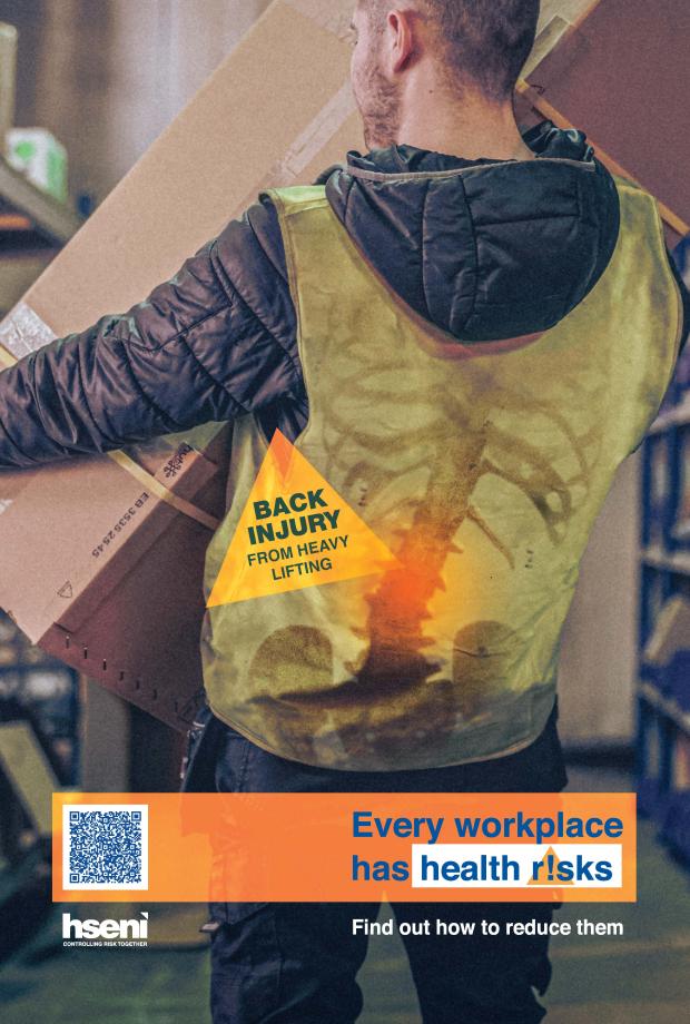 Workplace Health Campaign - Lifting poster
