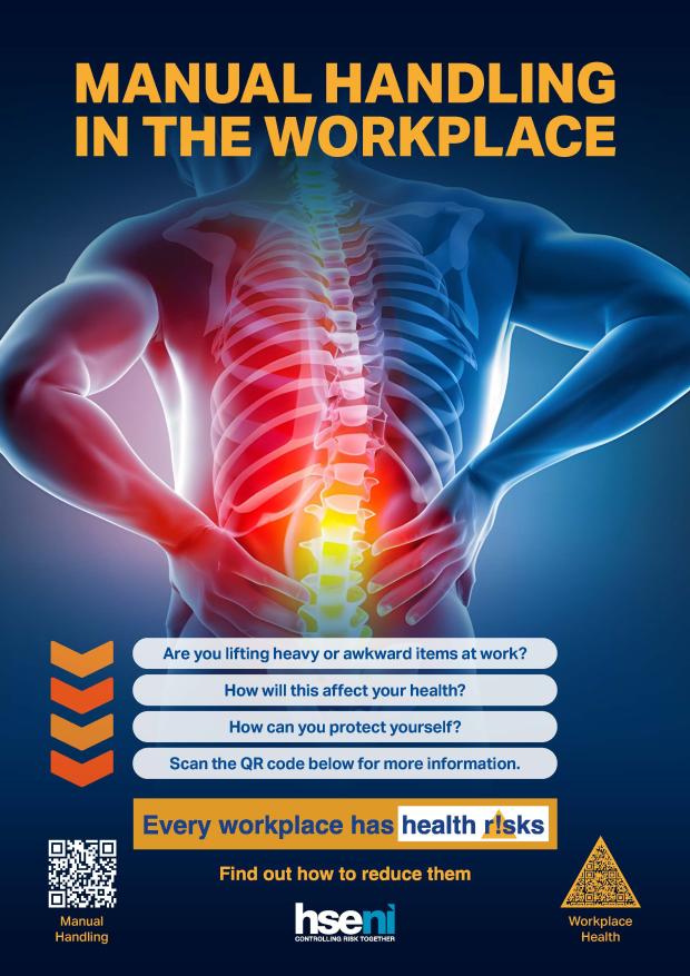 Workplace Health Campaign - Manual Handling poster