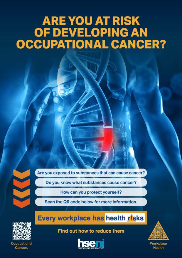 Workplace Health Campaign - Occupational Cancer poster