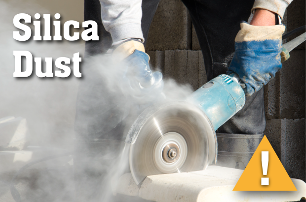 Silica dust Silica dust