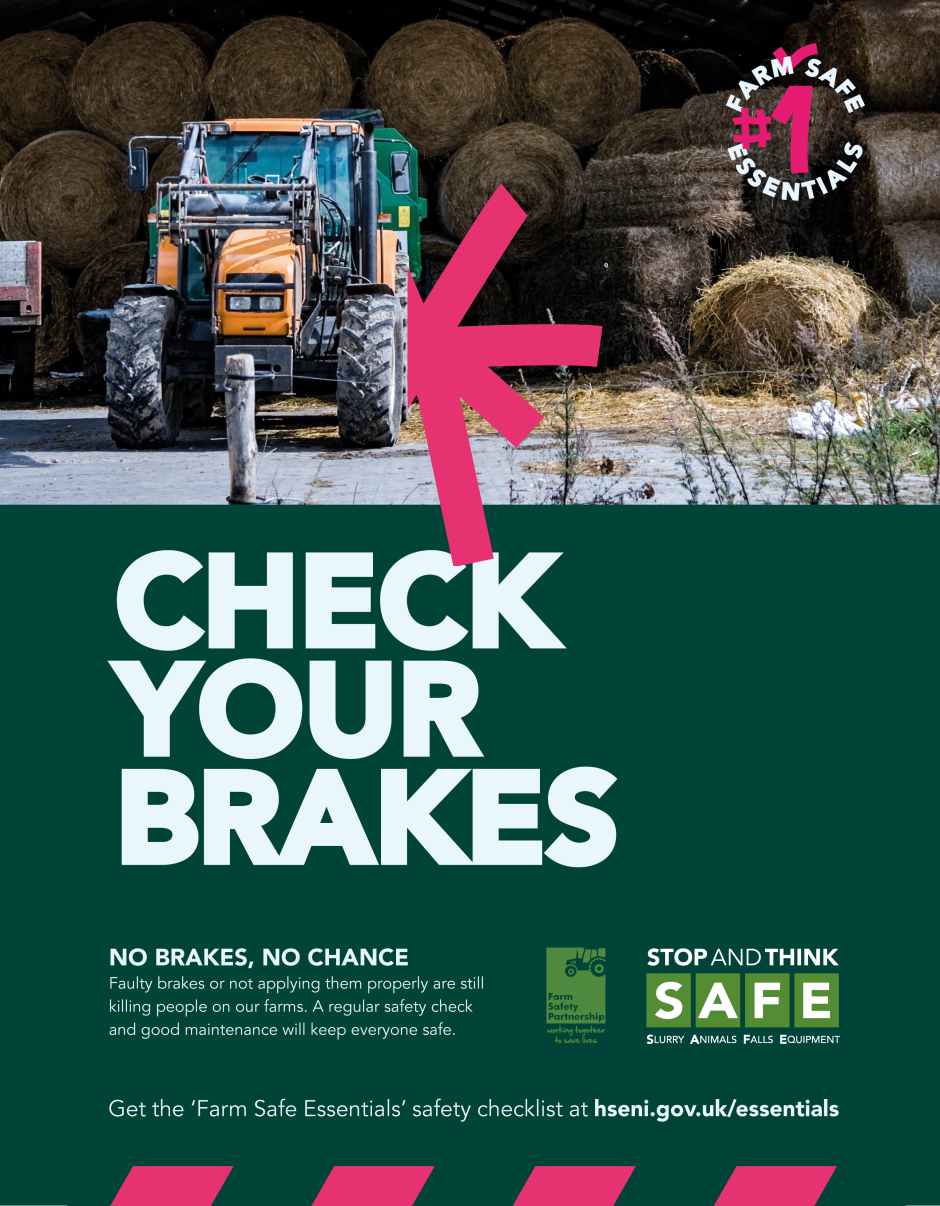 Farm Safe Essentials #1 - Check your brakes Farm Safe Essentials #1 - Check your brakes