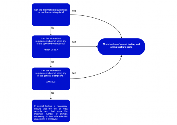 Key messages for registrants flow chart